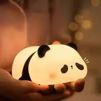 Panda silicon light lamp
